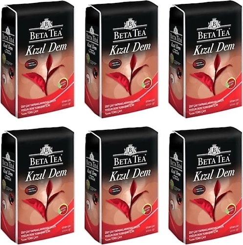 Beta Tea Kızıl Dem 1 kg 6'lı Çay