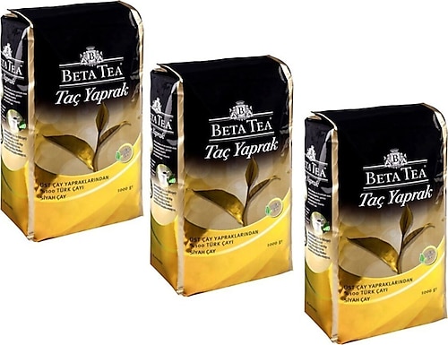 Beta Tea Taç Yaprak 1 kg 3'lü Çay