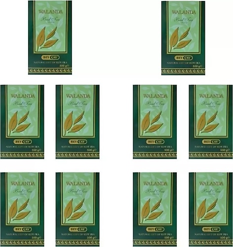 BEY ÇAY Walanda 500 gr X 10 Adet (İLK HASAT ELEKALTI MAYIS ÇAYI)