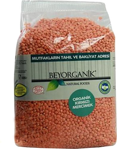 Beyorganik Organik 1 kg Kırmızı Mercimek