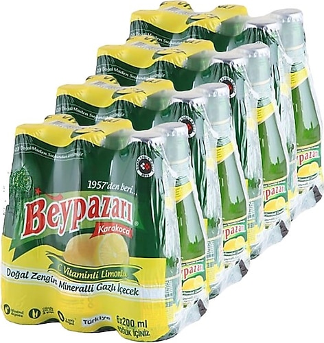 Beypazarı C Vitaminli Limonlu Maden Suyu 24x200 ml