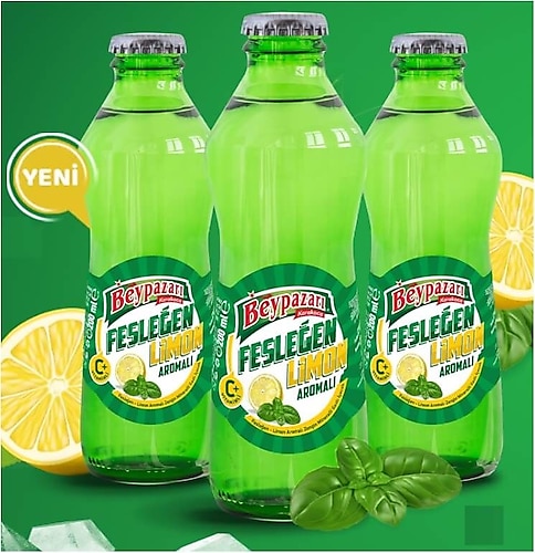 Beypazarı Fesleğen & Limon Aromalı Soda 6'lı