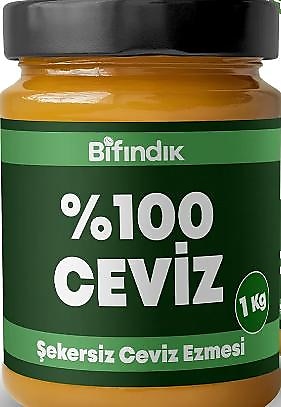 Bi Fındık Şekersiz Ceviz Ezmesi 1 kg