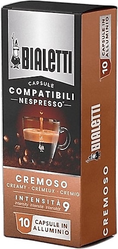 Bialetti Nespresso Uyumlu Cremoso Kapsül Kahve 10'lu