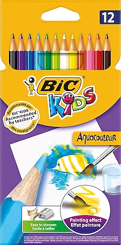 Bic Aquacouleur 12'li Sulu Boya Kalemi Seti