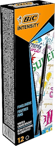 Bic Intensity 0.4 mm 12'li Keçeli Kalem Seti