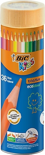 Bic Kids Evolution Metal Tüp 36'lı Kuru Boya Seti