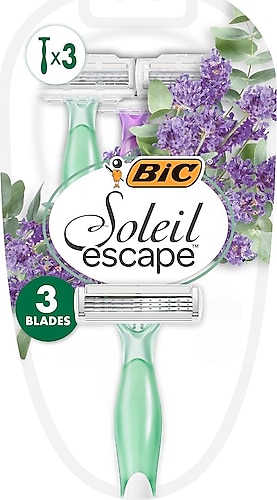 Bic Soleil Escape 3 Bıçaklı Tıraş Bıçağı 3'lü Paket