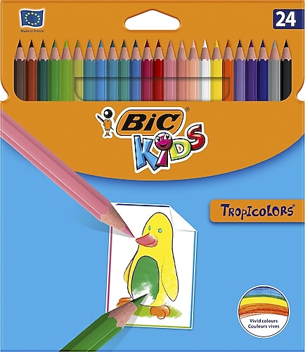 Bic Tropicolors 24'lü Kuru Boya Seti