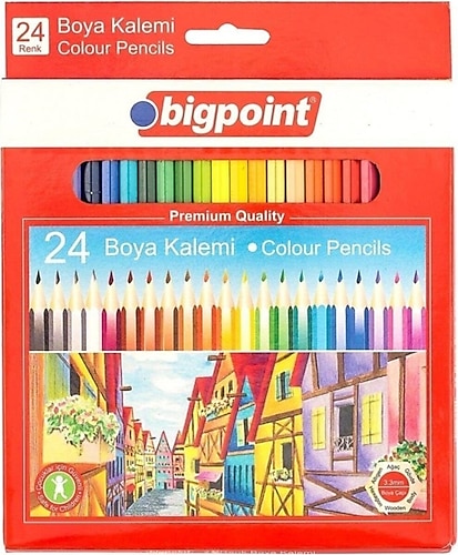 Bigpoint Tam Boy 24'lü Kuru Boya Seti
