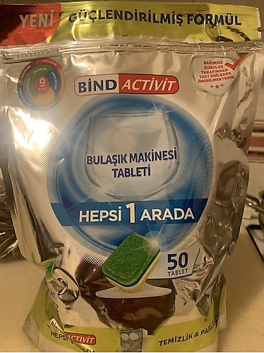 Bindactivit Bulaşık Makinesi Tableti