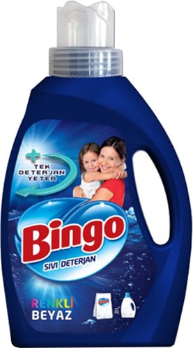 Bingo Matik Renkli Beyaz Sıvı Deterjan 33 Yıkama 2.145 lt