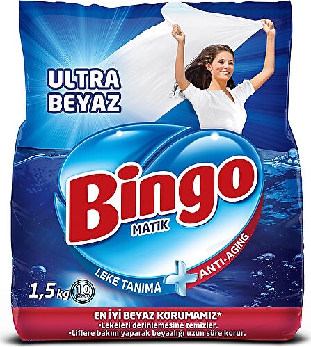 Bingo Matik Ultra Beyaz 1.5 kg Toz Deterjan