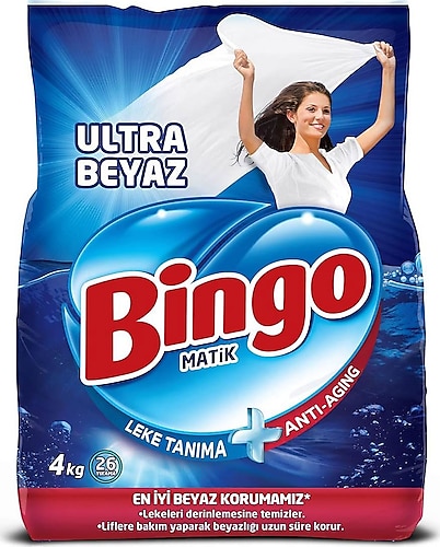 Bingo Matik Ultra Beyaz 4 kg Toz Deterjan