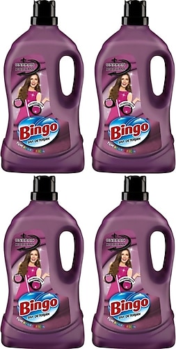 Bingo Onaran Koruma Sıvı Çamaşır Deterjanı 50 Yıkama 3 lt 4'lü