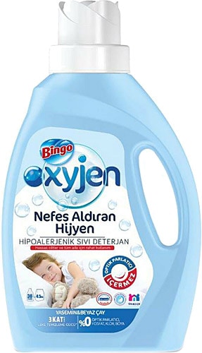 Bingo Oxyjen Hipoalerjenik Sıvı Deterjan 30 Yıkama 1.95 lt