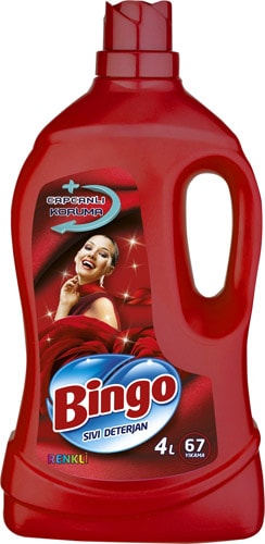 Bingo Renkli Capcanlı Koruma Sıvı Deterjan 67 Yıkama 4 lt 4'lü