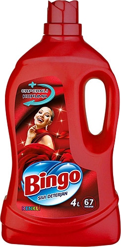 Bingo Renkli Capcanlı Koruma Sıvı Deterjan 67 Yıkama 4 lt