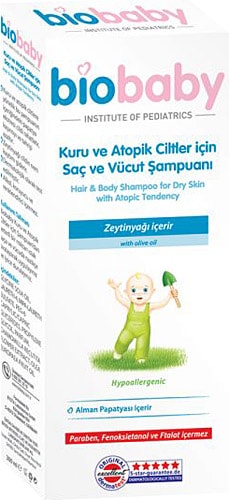 BioBaby Atopik Ciltler İçin Bebek Saç ve Vücut Şampuanı 300 ml