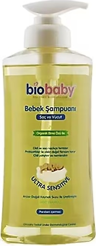 BioBaby Göz Yakmayan Elmalı Saç ve Vücut Şampuanı 500 ml