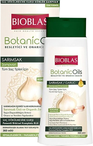 Bioblas Botanic Oils Sarımsaklı Saç Dökülmesine Karşı Şampuan 360 ml