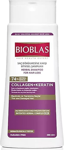 Bioblas Kolajen + Keratin Saç Dökülmesine Karşı Şampuan 360 ml