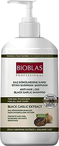 Bioblas Siyah Sarımsaklı Dökülme Karşıtı 1000 ml Şampuan