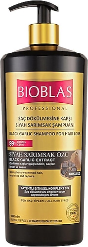 Bioblas Siyah Sarımsaklı Dökülme Karşıtı Şampuan 1000 ml