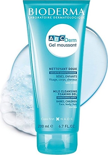 Bioderma ABCDerm Foaming Cleanser Saç Vücut Temizleme Jeli 200 ml