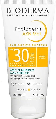 Bioderma Photoderm AKN Mat 30 Faktör Güneş Kremi 150 ml