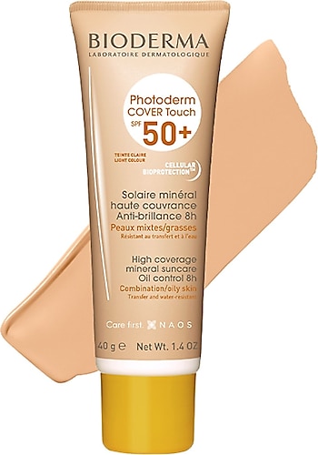 Bioderma Photoderm Cover Touch Light 50 Faktör Renkli Güneş Kremi 40 ml