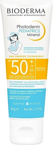 Bioderma Photoderm Pediatrics Mineral 50 Faktör Bebek ve Çocuk Güneş Kremi 50 ml