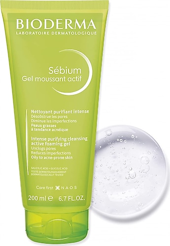 Bioderma Sebium Foaming Gel Actif Yüz Temizleme Jeli 200 ml