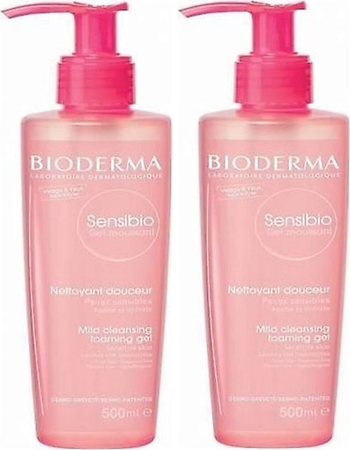 Bioderma Sensibio Foaming Gel 500 ml 2 Adet Hassas Ciltler Temizleme Jeli