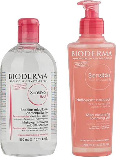 Bioderma Sensibio H2O 500 ml + Mild Cleansing Foaming Gel 200 ml Hediyeli Misel Solüsyon
