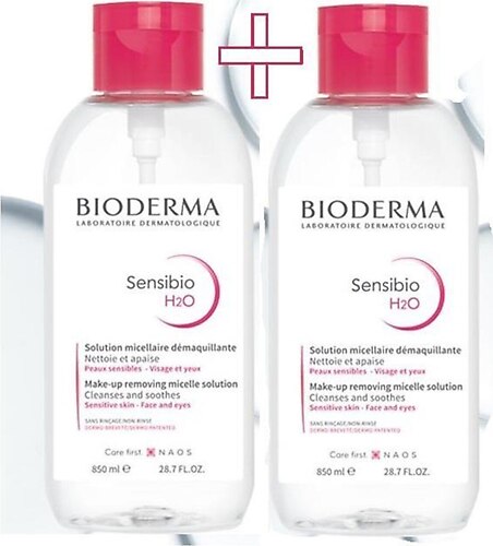 Bioderma Sensibio H2O 850 ml 2 Adet Misel Solüsyon