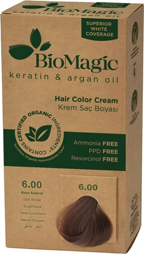BioMagic Doğal Saç Boyası Koyu Kumral 6.00