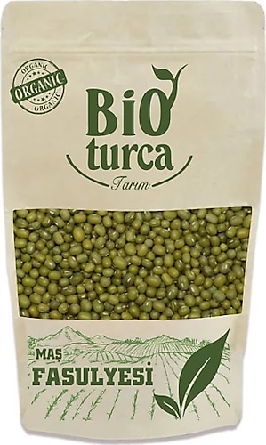 bioturca Glutensiz Organik Maş Fasulyesi 500 G