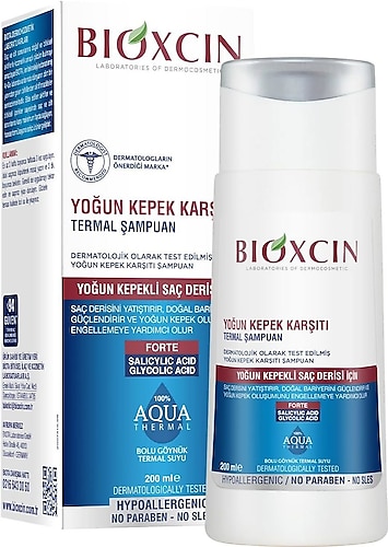 Bioxcin Aqua Thermal DS Yoğun Kepeğe Karşı Sülfatsız Şampuan 200 ml