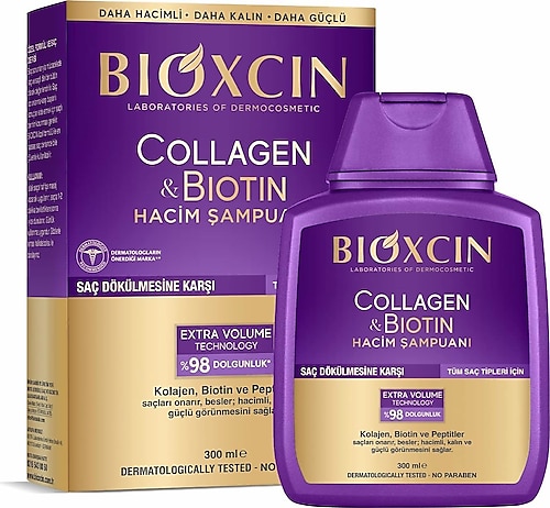 Bioxcin Collagen ve Biotin Hacim Veren Şampuan 300 ml