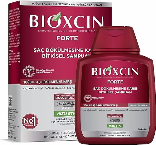 Bioxcin Forte Bitkisel Saç Dökülmesine Karşı Şampuan 300 ml