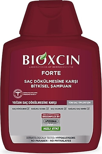 Bioxcin Forte Saç Dökülmesine Karşı Bitkisel Şampuan 100 ml