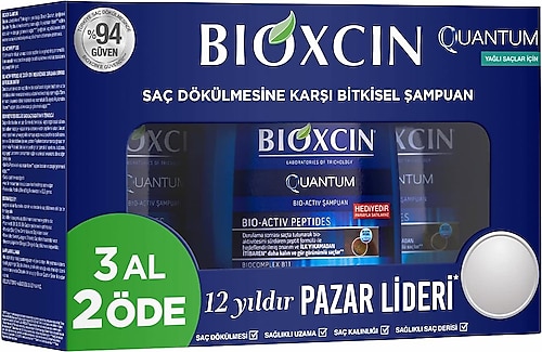 Bioxcin Quantum Hacim Veren Şampuan 3x300 ml