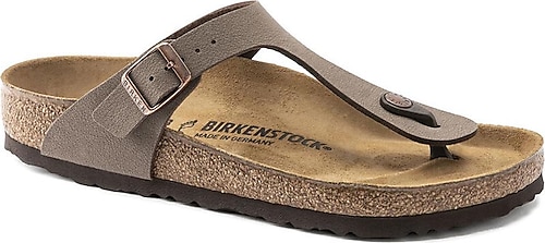 Birkenstock Gizeh Birko-Flor Kahverengi Parmak Arası Terlik 043751-043753