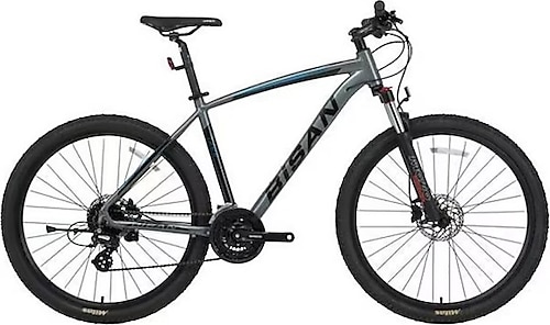 Bisan MTX 7300 HD Gri-Mavi 24 Vites 29 Jant Erkek Dağ Bisikleti