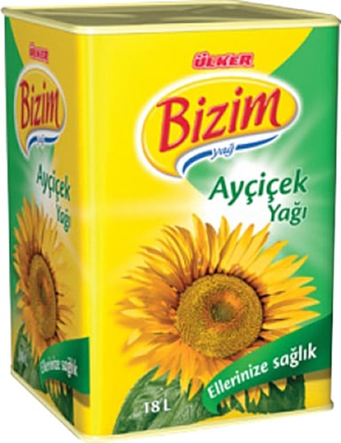 Bizim Ayçiçek Yağı 18 lt