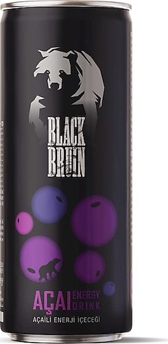 Black Bruin Açai 250 ml 12'li Paket Enerji İçeceği