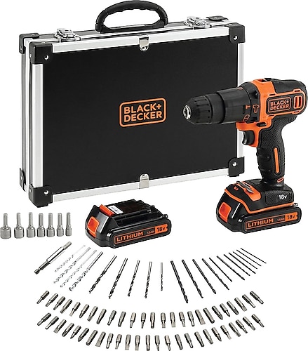 Black+Decker BDCHD18BAFC Çift Akülü Vidalama Makinesi