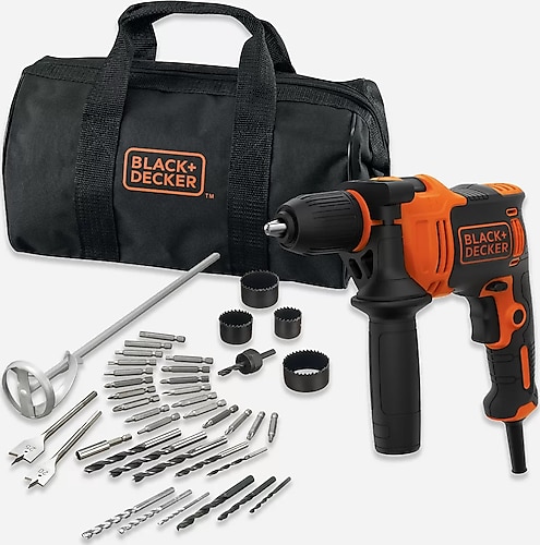 Black&Decker BEH710S 710 W 13 mm Darbeli Matkap