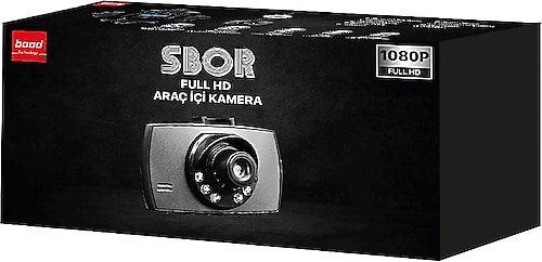 Bood Sbor Araç İçi Kamera Siyah
